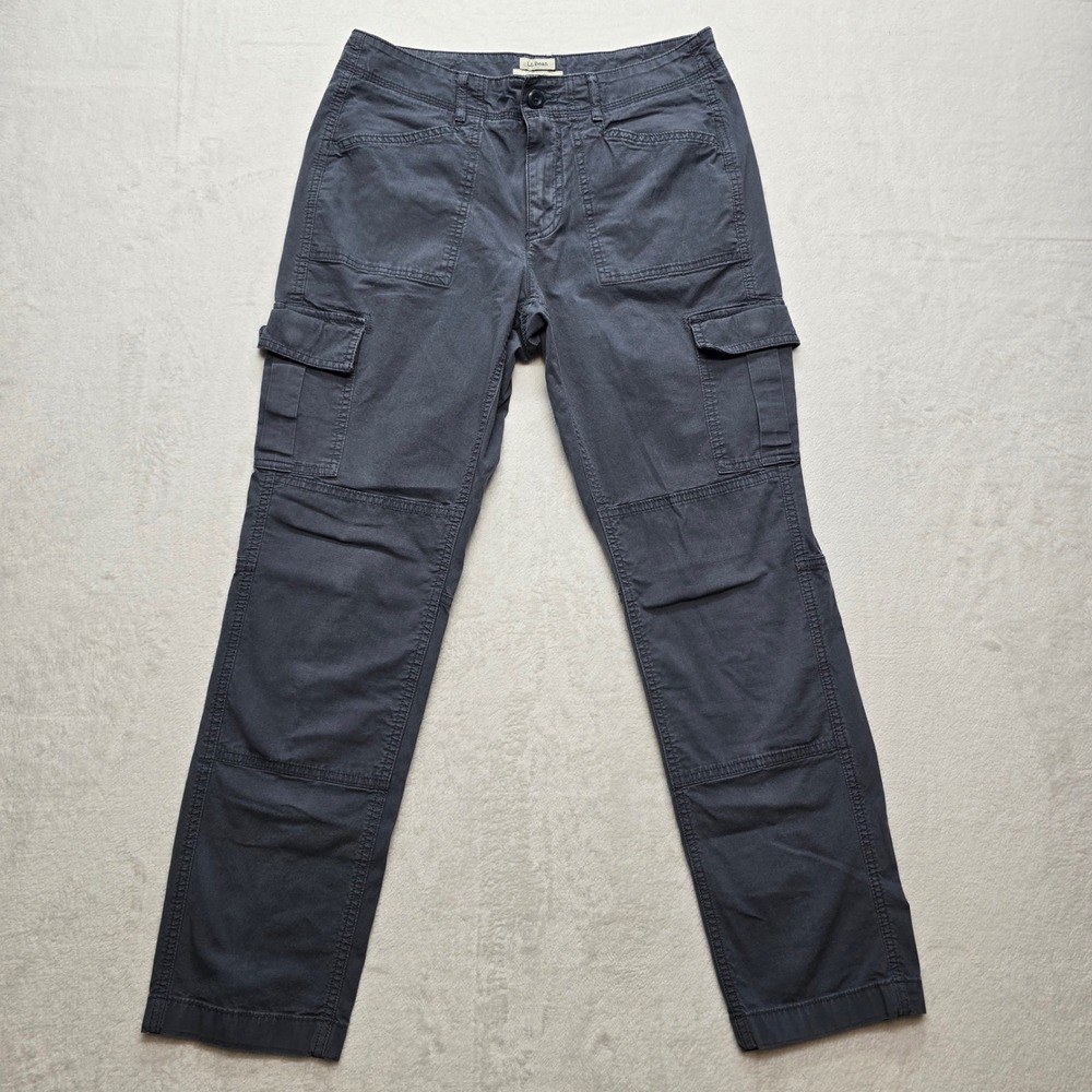 L.L. Bean Cargo Pants Favorite Fit Gray Utility Women's 8 Regular
